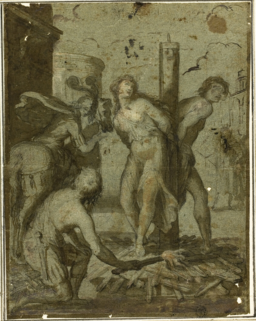 Clorinda Rescues Olindo and Sophronia by Unknown artist