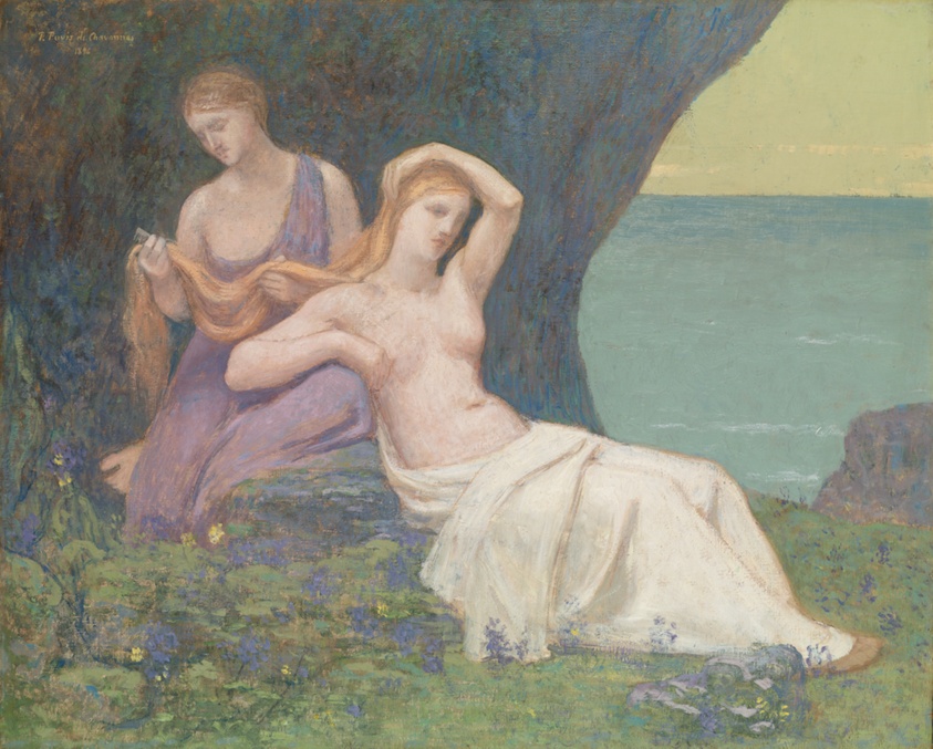 In the Heather by Pierre Puvis de Chavannes