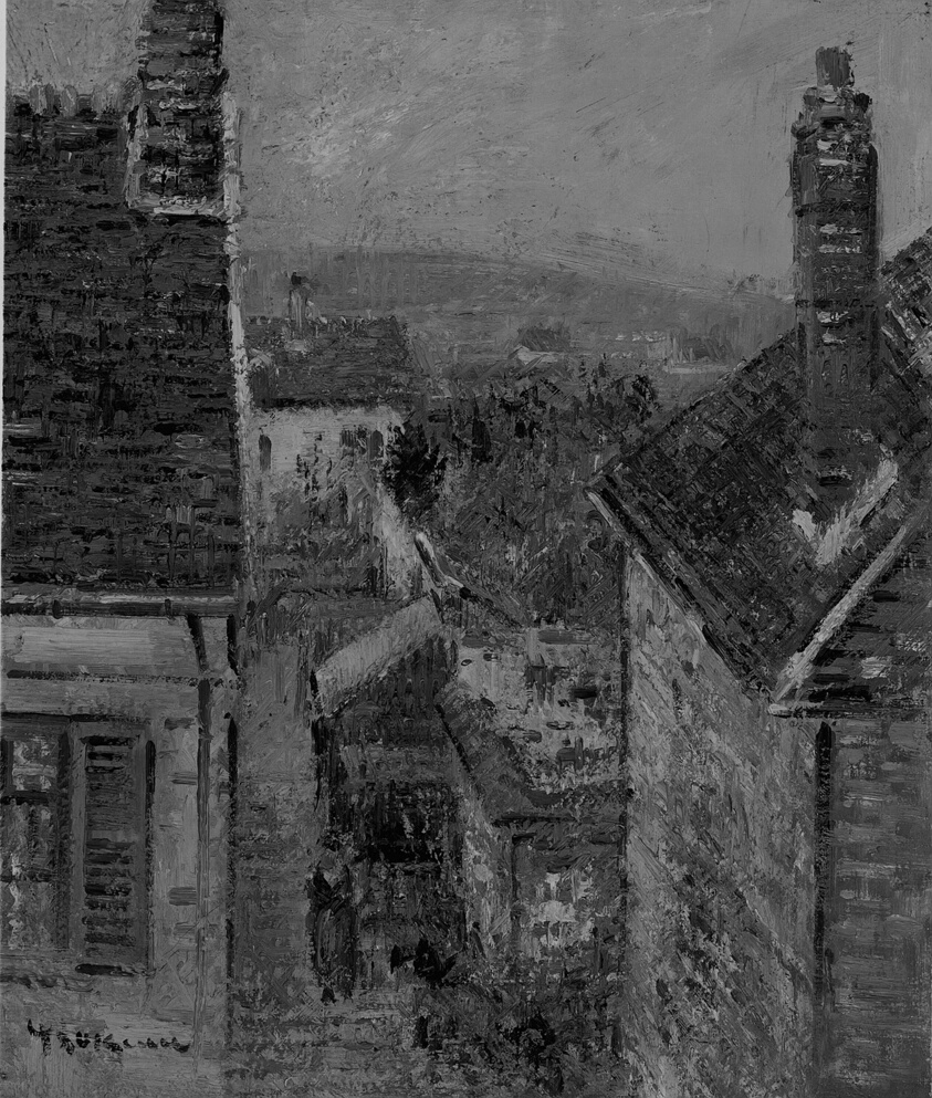 View From an Attic Room by Gustave Loiseau