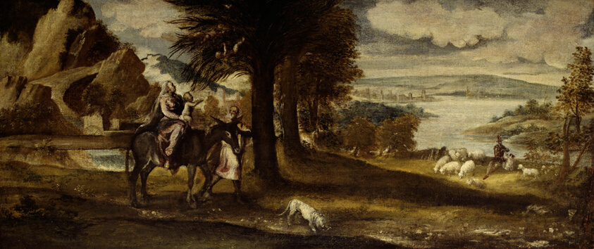 The Flight into Egypt by Venetian