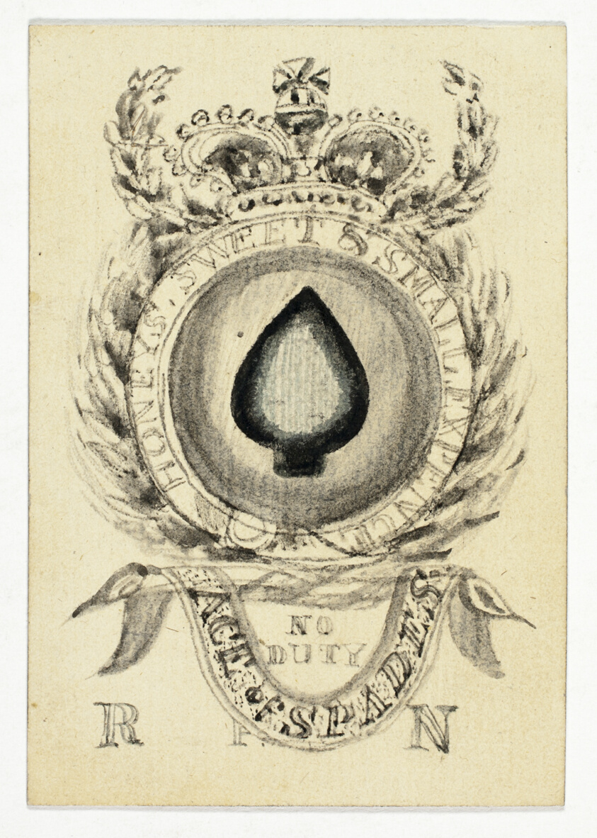 Playing Card: Ace of Spades by Unknown artist