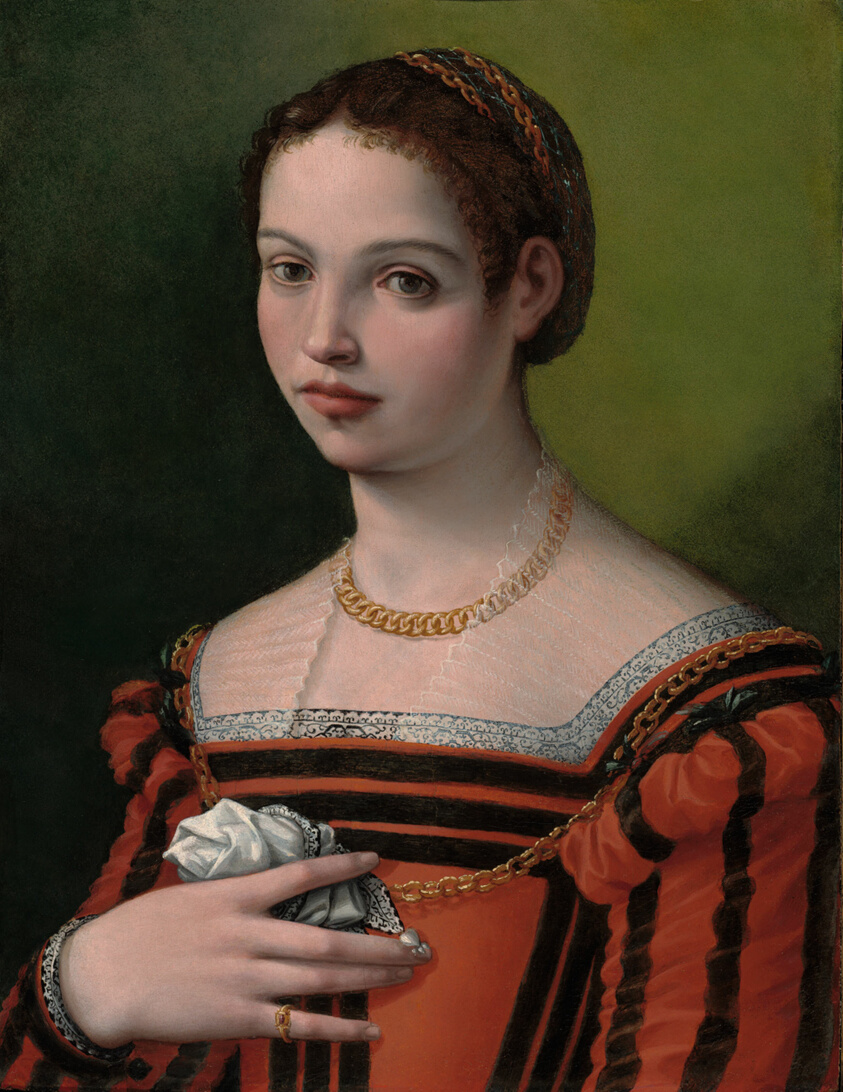 Portrait of a Lady by Michele Tosini, called Michele di Ridolfo