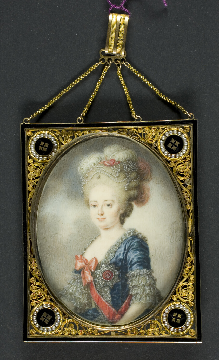 Portrait of Maria Fedorovna, Empress of Russia by Russian