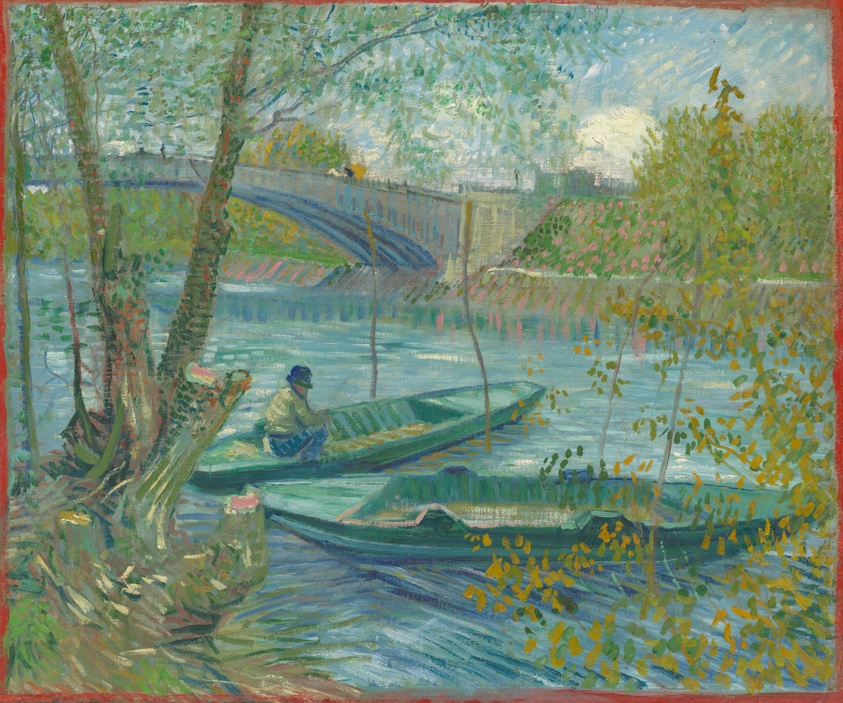 Fishing in Spring, the Pont de Clichy (Asnières) by Vincent van Gogh