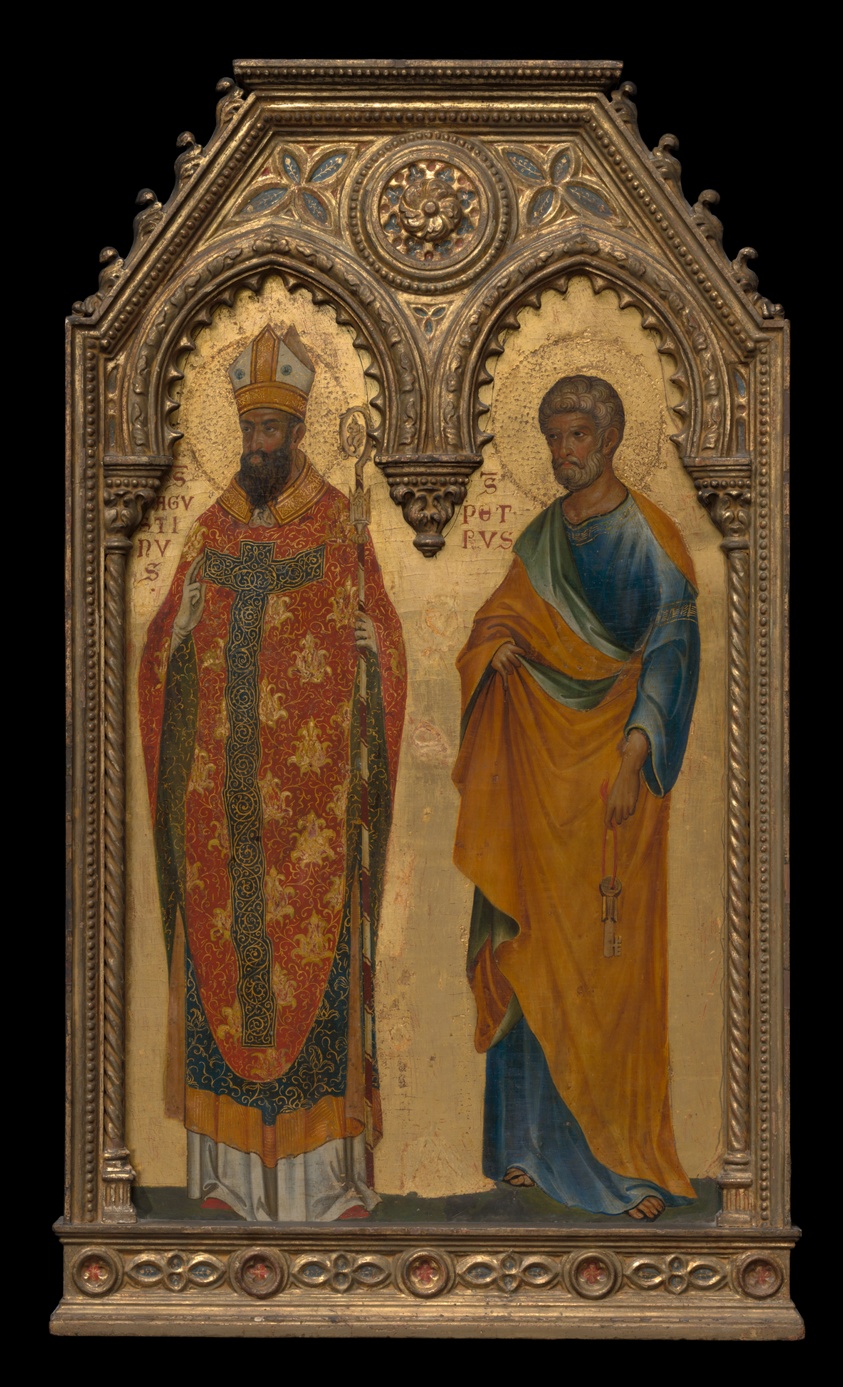 Saints Augustine and Peter by Paolo Veneziano