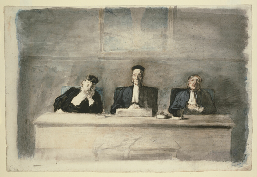 The Three Judges by Honoré-Victorin Daumier