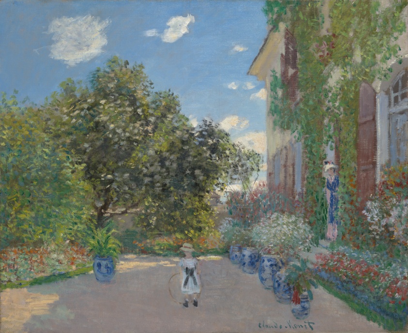 The Artist's House at Argenteuil by Claude Monet