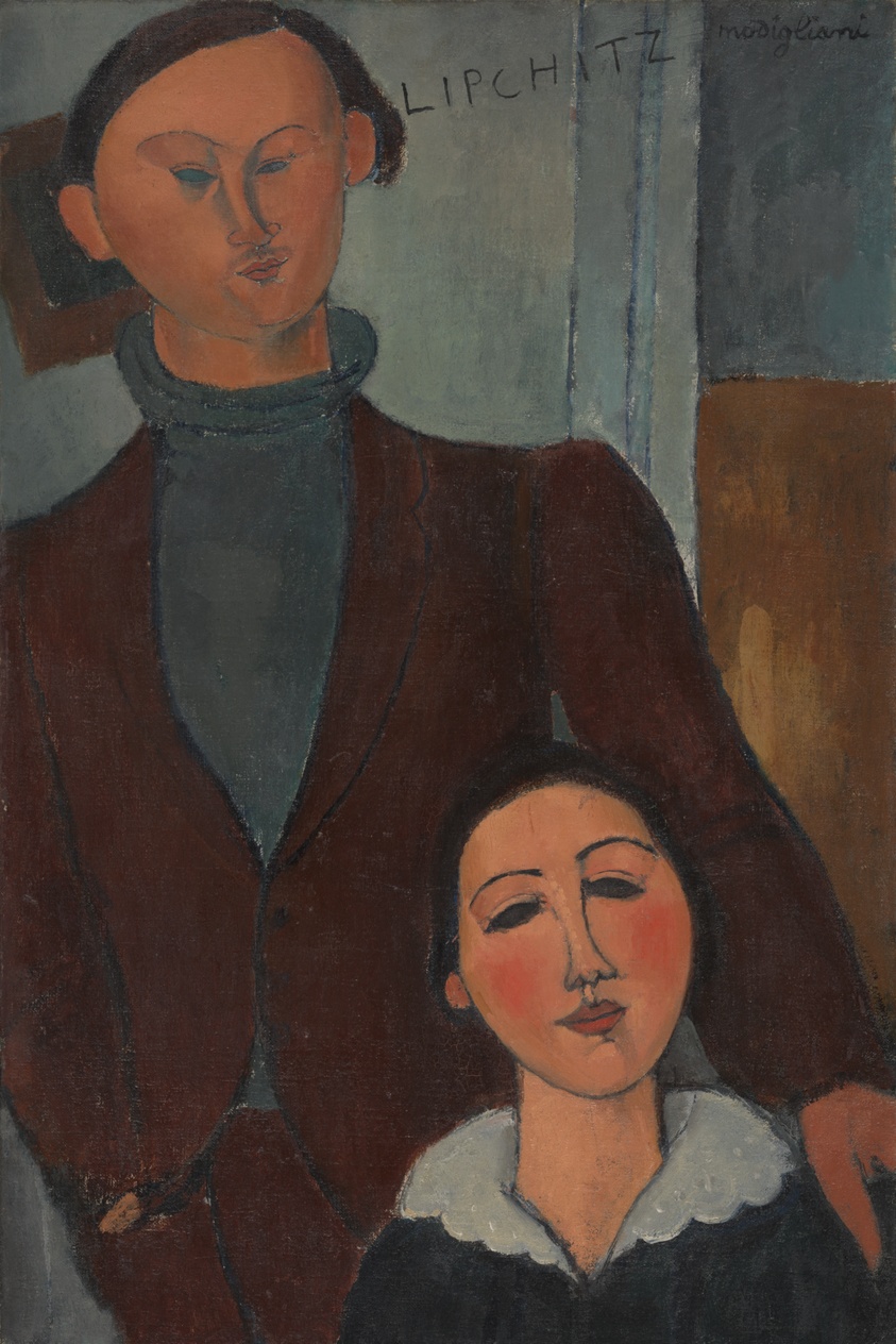 Jacques and Berthe Lipchitz by Amedeo Modigliani