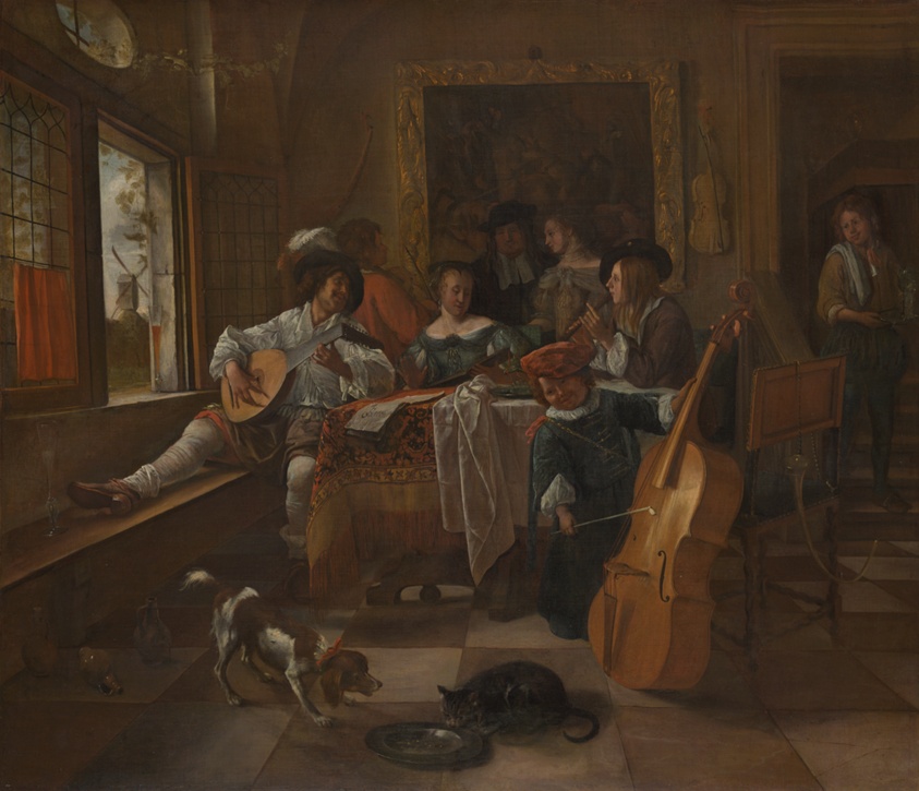 The Family Concert by Jan Steen