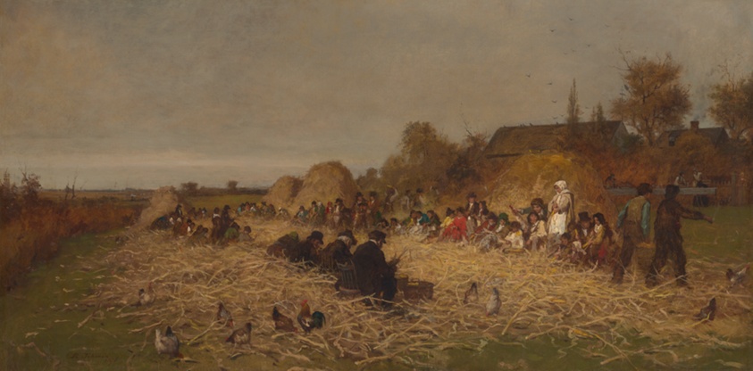 Husking Bee, Island of Nantucket by Eastman Johnson