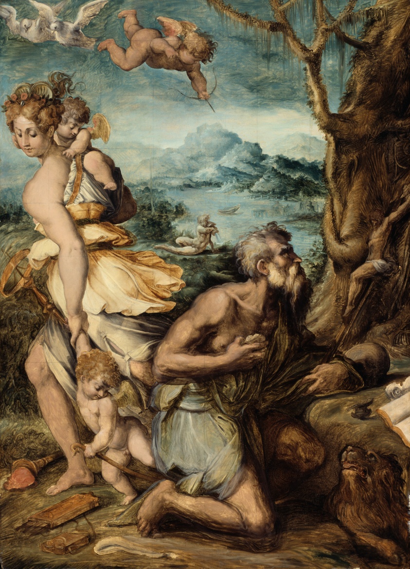 The Temptation of Saint Jerome by Giorgio Vasari