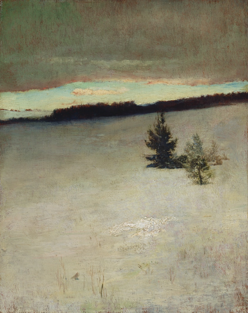 Snow Field, Morning, Roxbury by John La Farge