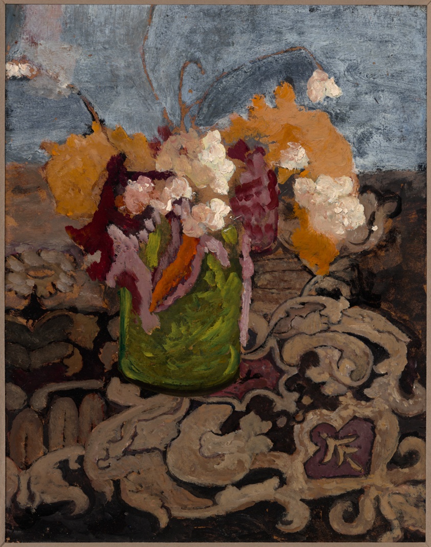 Still-Life with a Green Flower Vase by Paula Modersohn-Becker