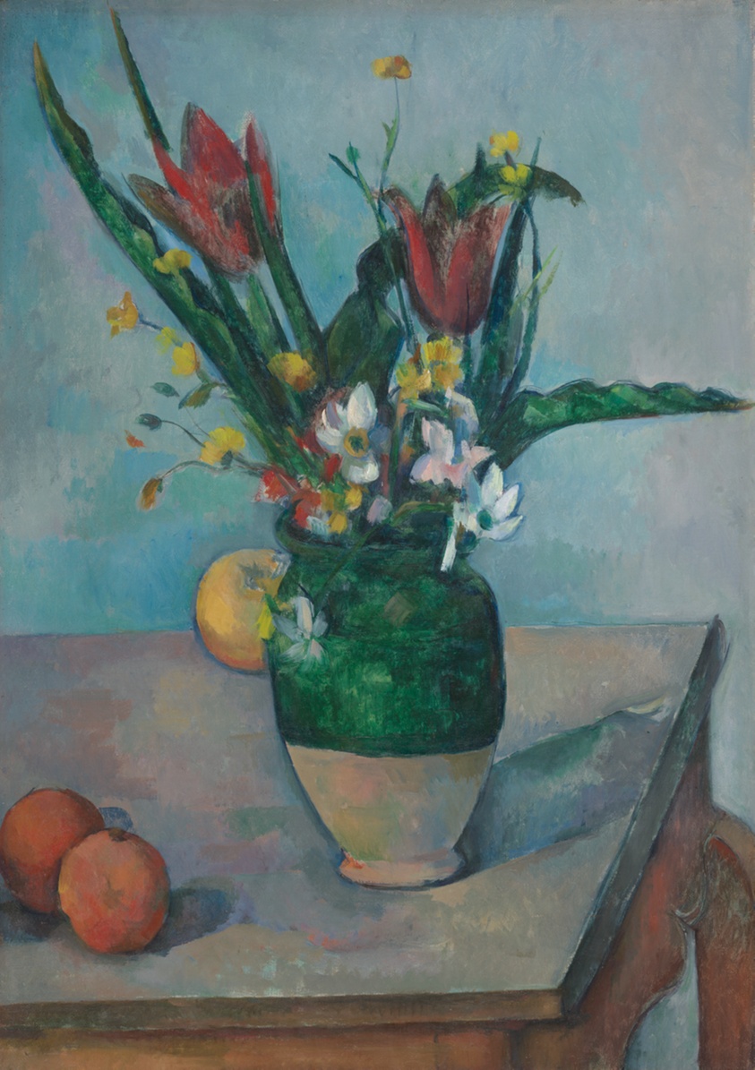 The Vase of Tulips by Paul Cezanne