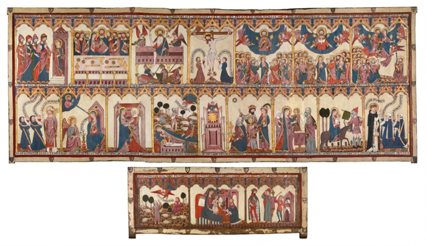 Retable and Frontal of the Life of Christ and the Virgin by Spanish