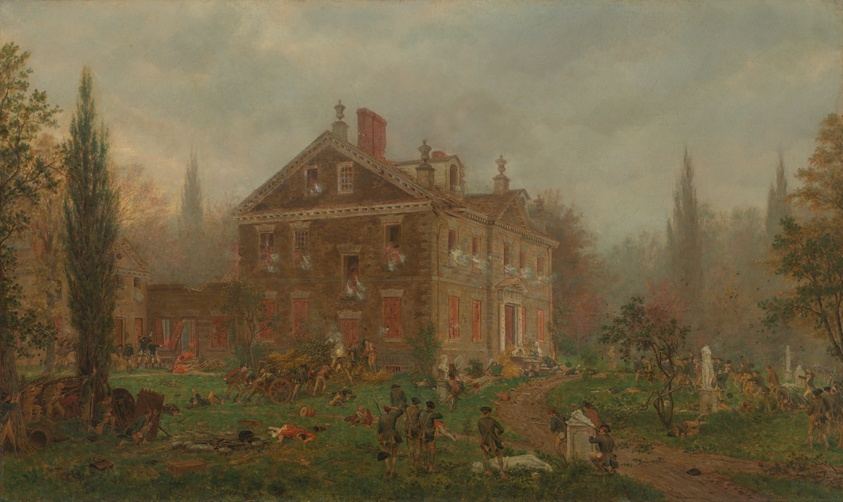The Attack on Chew's House during the Battle of Germantown, 1777 by Edward Lamson Henry