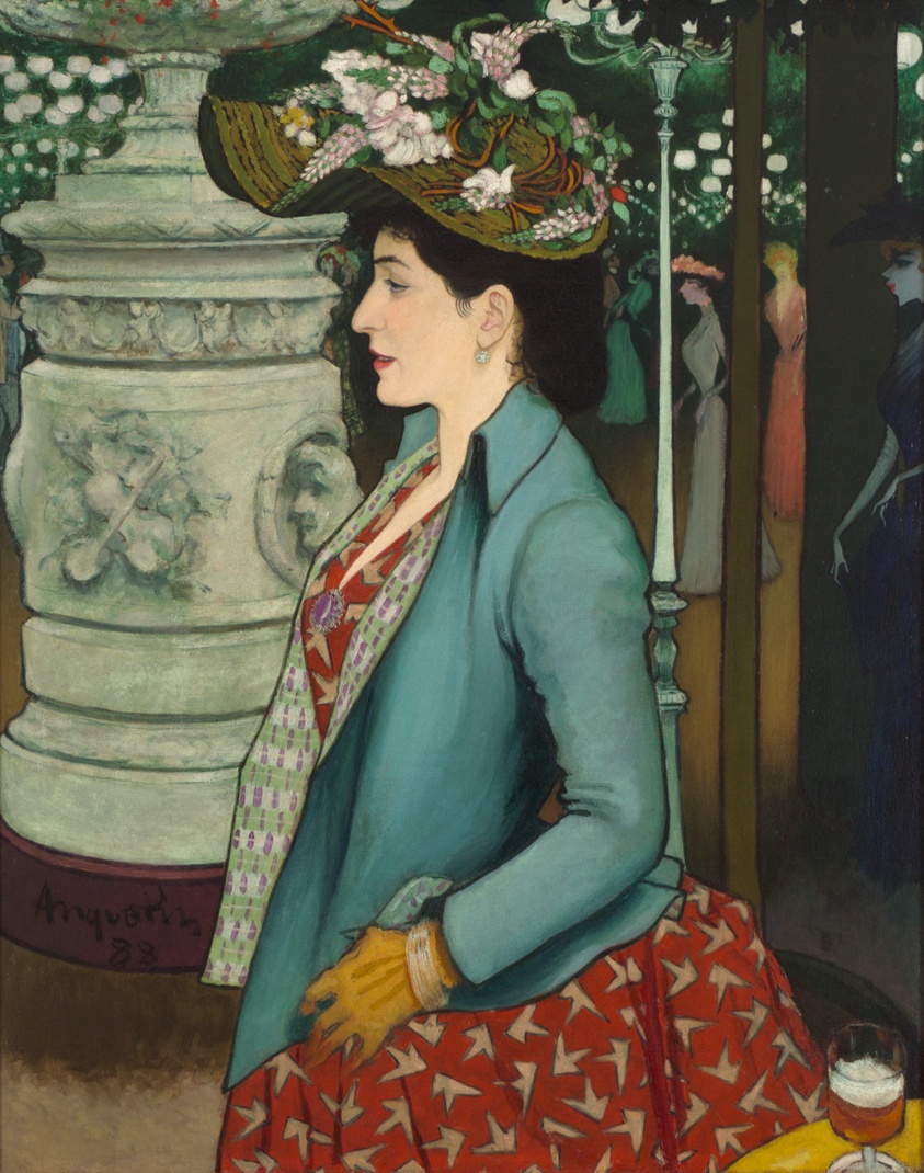 A Woman at the Élysée Montmartre (Femme à l’Élysée Montmartre) by Louis Anquetin
