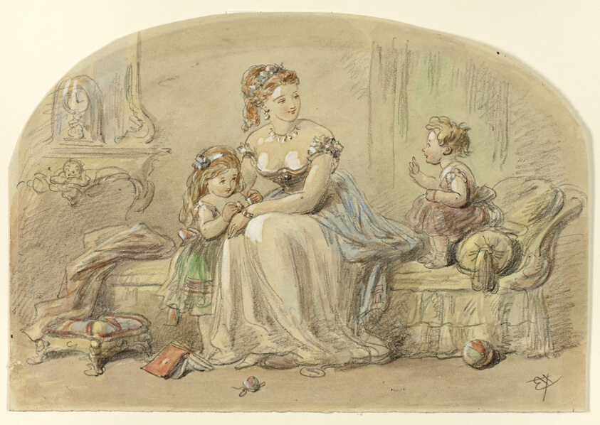 The Little Lecturer by Hablot Knight Browne