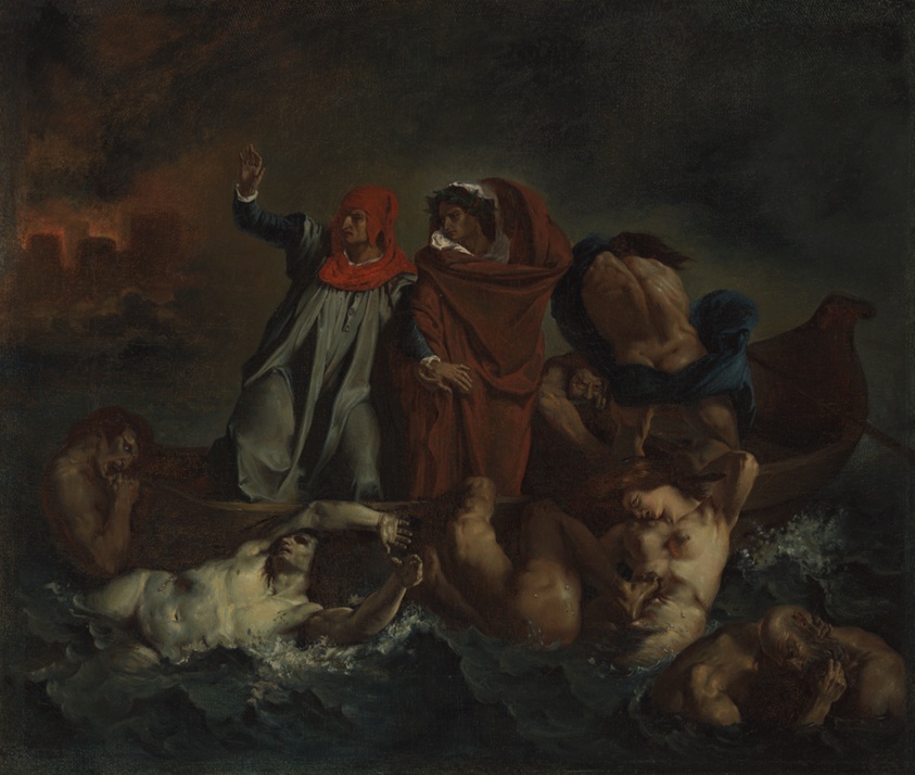 Dante's Bark by After Eugène Delacroix