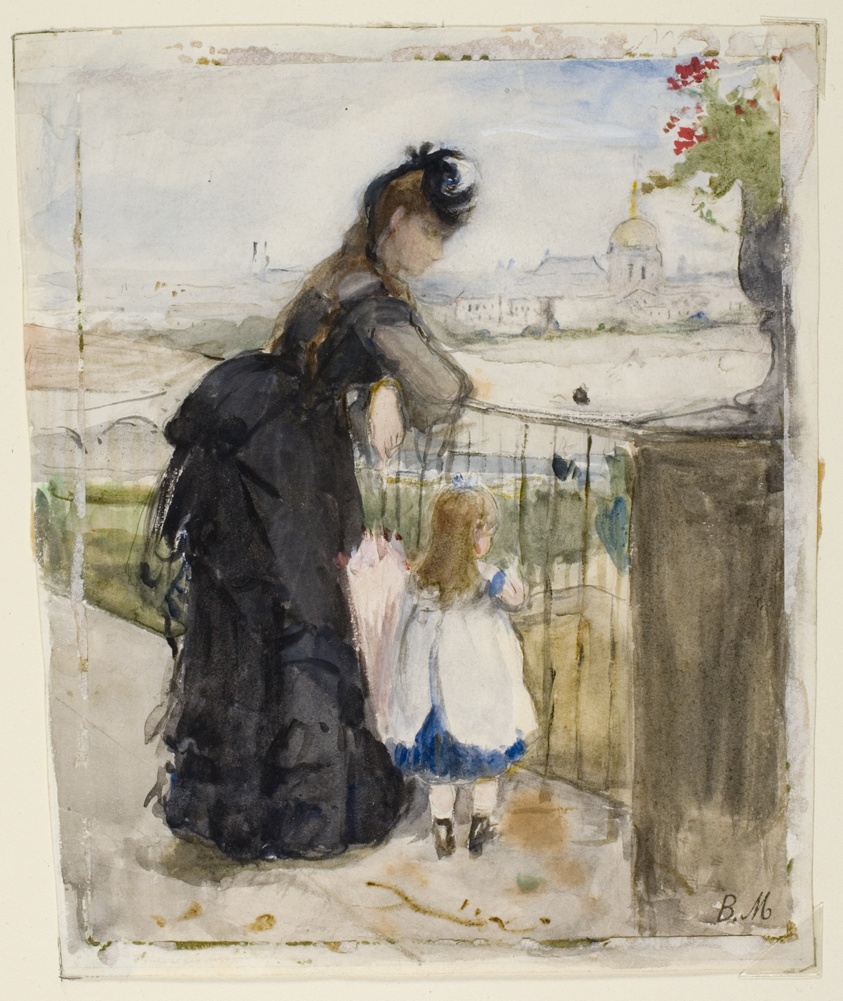 On the Balcony by Berthe Morisot