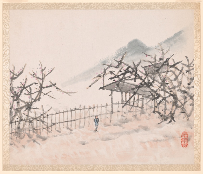 Album of Landscapes and Calligraphy for Liu Songfu by Xugu