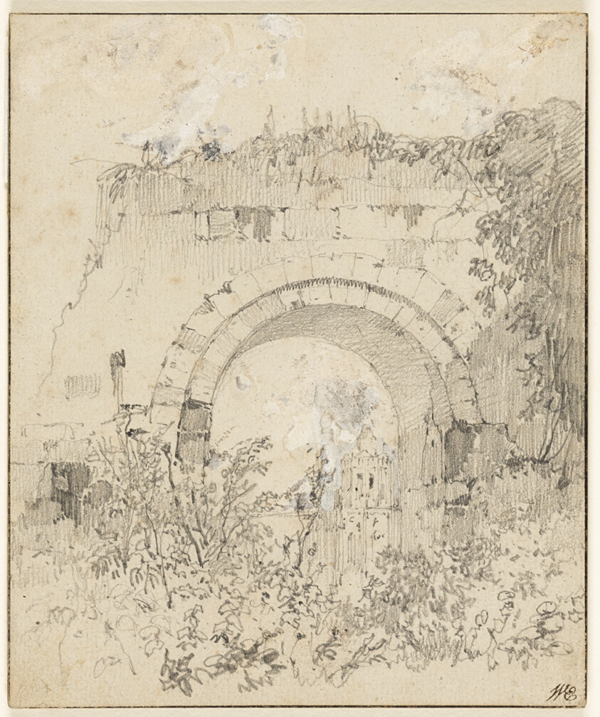 Ruins of Archway by Richard Parkes Bonington