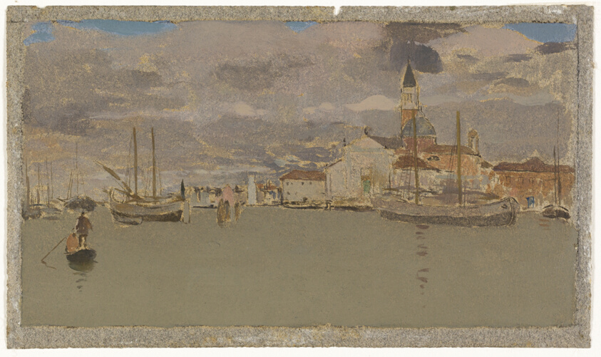 Venetian Atmosphere by Style of James McNeill Whistler