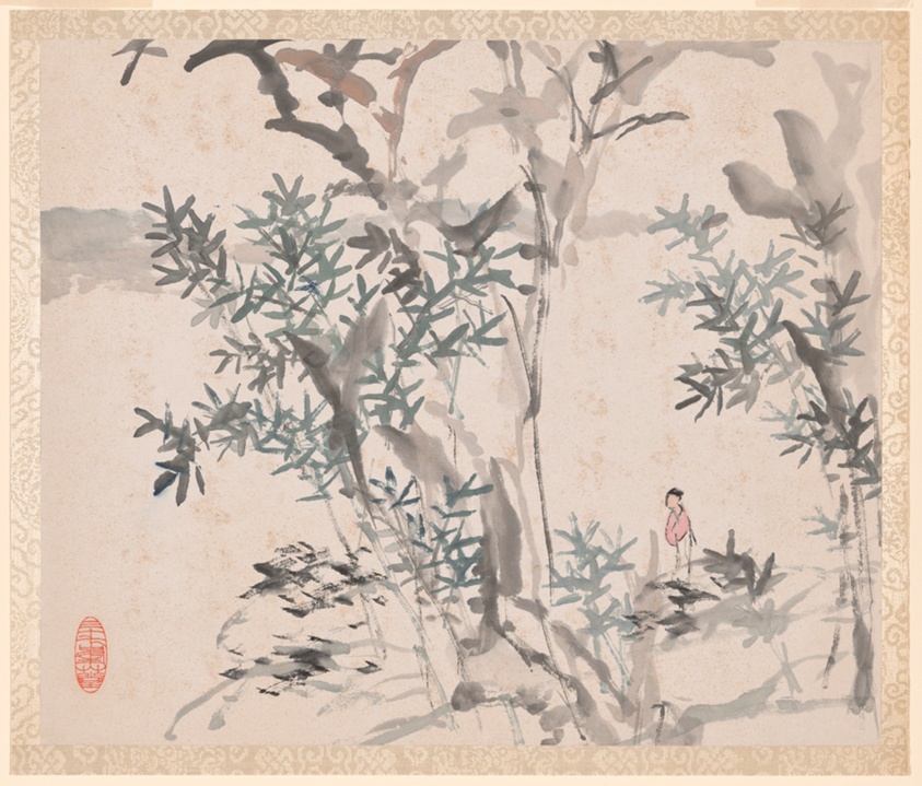 Album of Landscapes and Calligraphy for Liu Songfu by Xugu