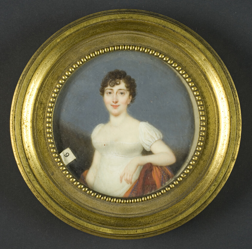 Portrait of Mlle. de Stael by Baron François-Xavier Fabre