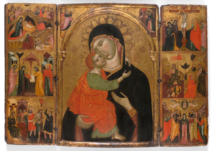 Triptych of the Virgin and Child with Scenes from the Life of Christ by Venetian
