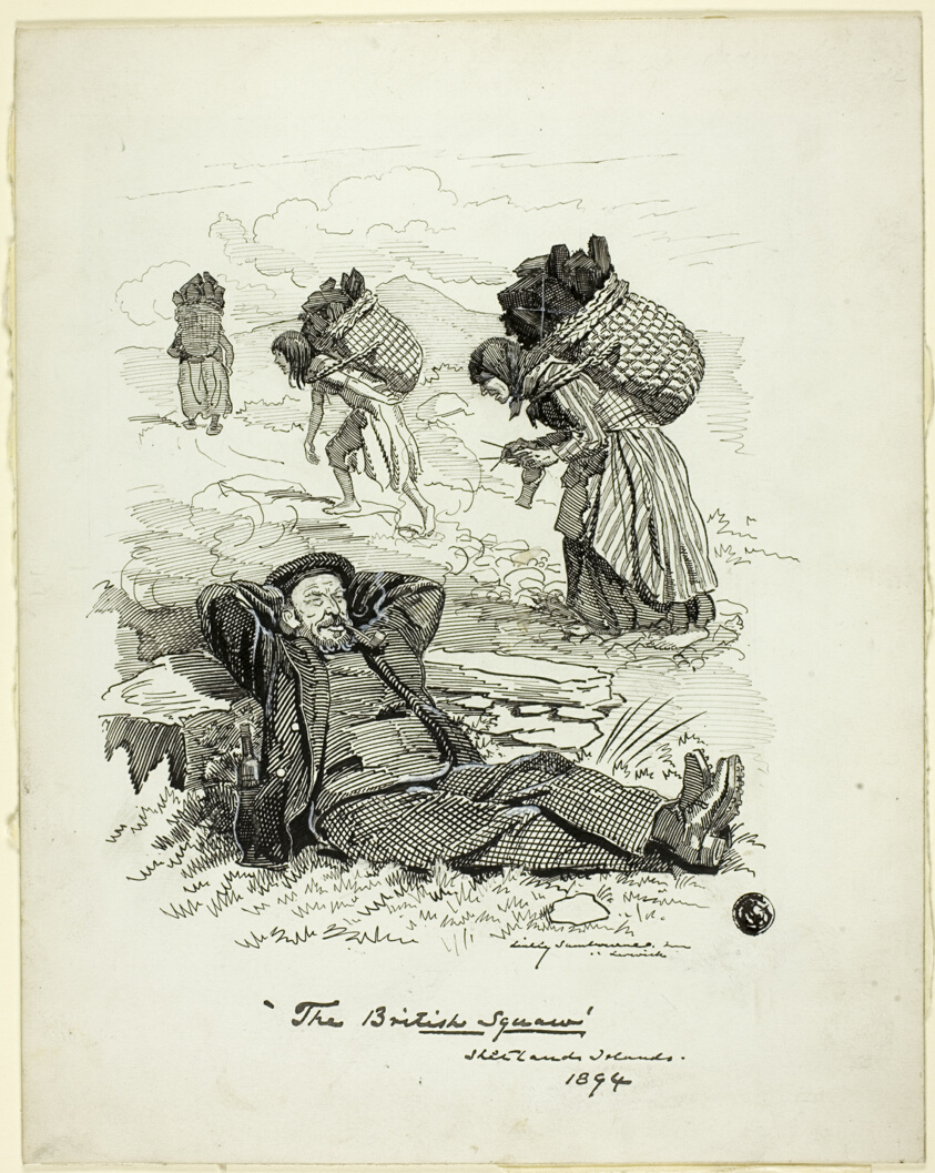 The British Squaw, Shetland Islands by Edward Linley Sambourne