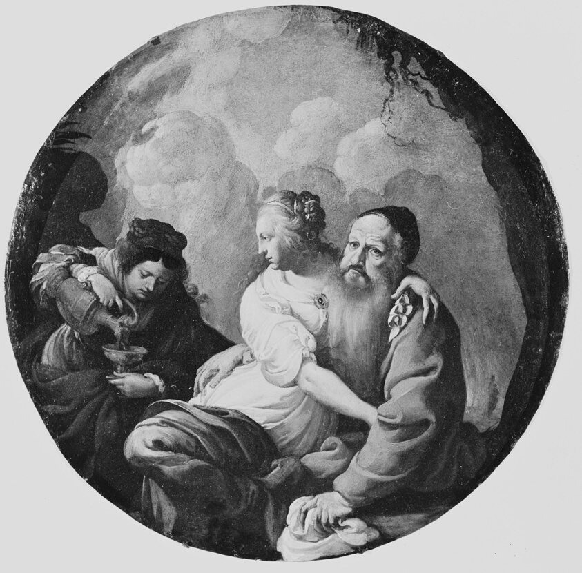 Lot and his Daughters by School of Johann Liss