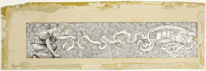 Head-Piece to List of Drawings by Will Hicock Low