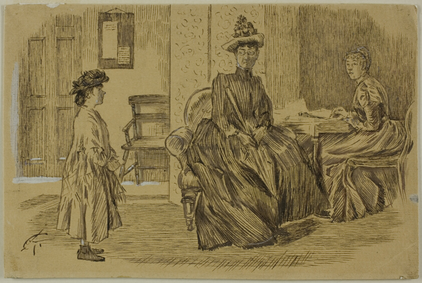 At the Employment Office by Charles Samuel Keene