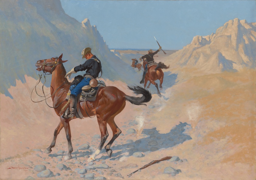 The Advance-Guard, or The Military Sacrifice (The Ambush) by Frederic Remington