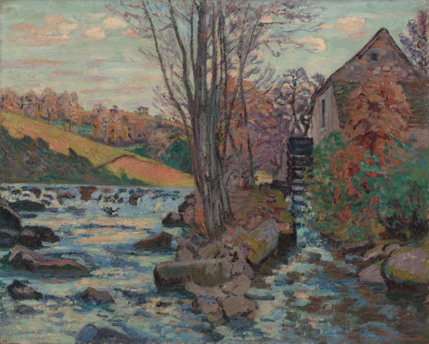 Mill of Pont Maupuit by Jean Baptiste Armand Guillaumin