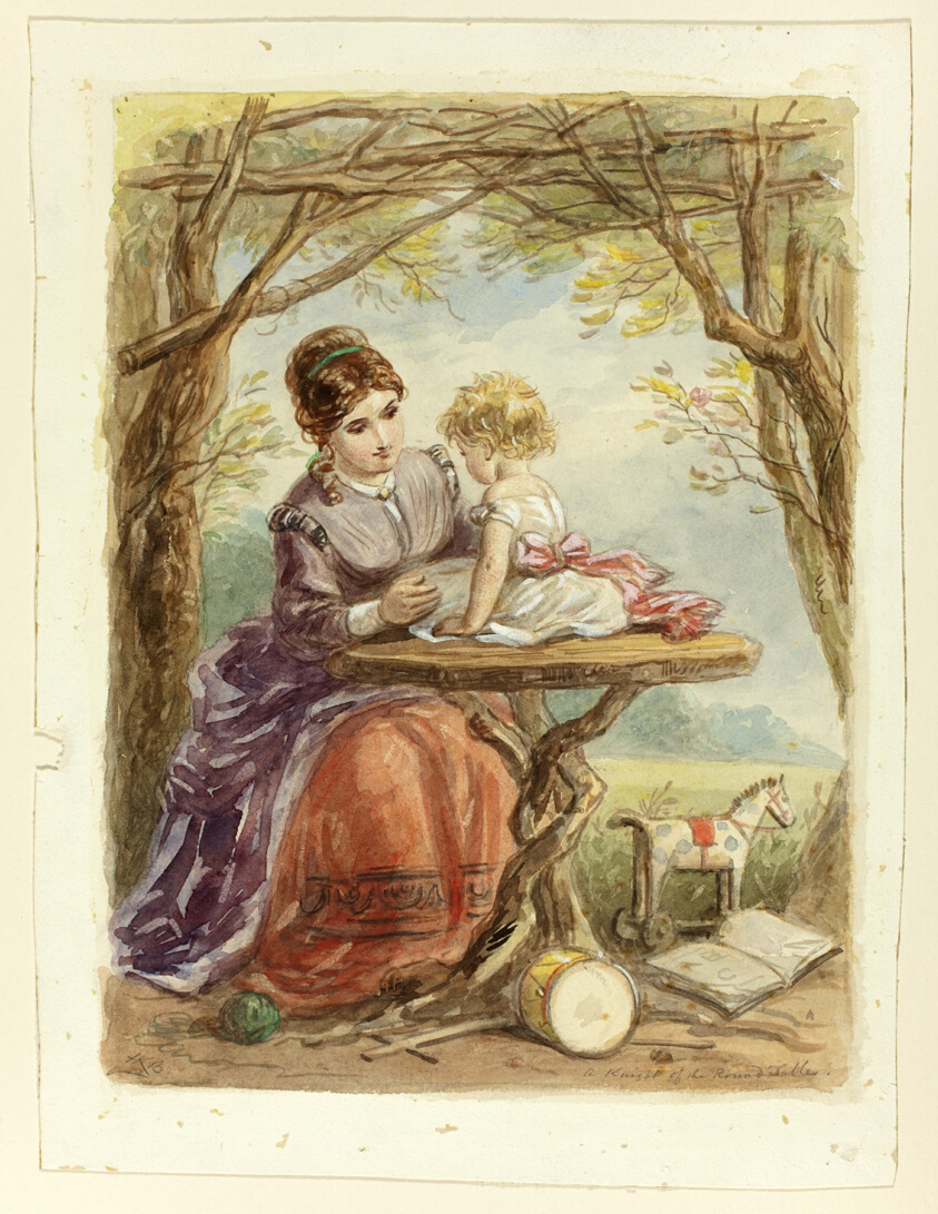 A Knight of the Round Table by Hablot Knight Browne