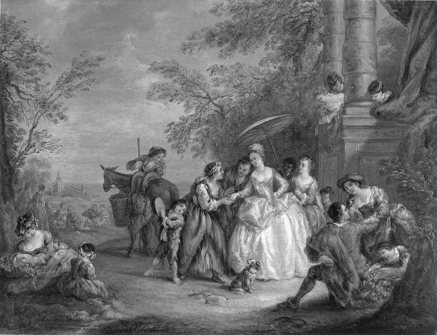 La Bonne Aventure (The Fortune Teller) by After Jean Baptiste Joseph Pater