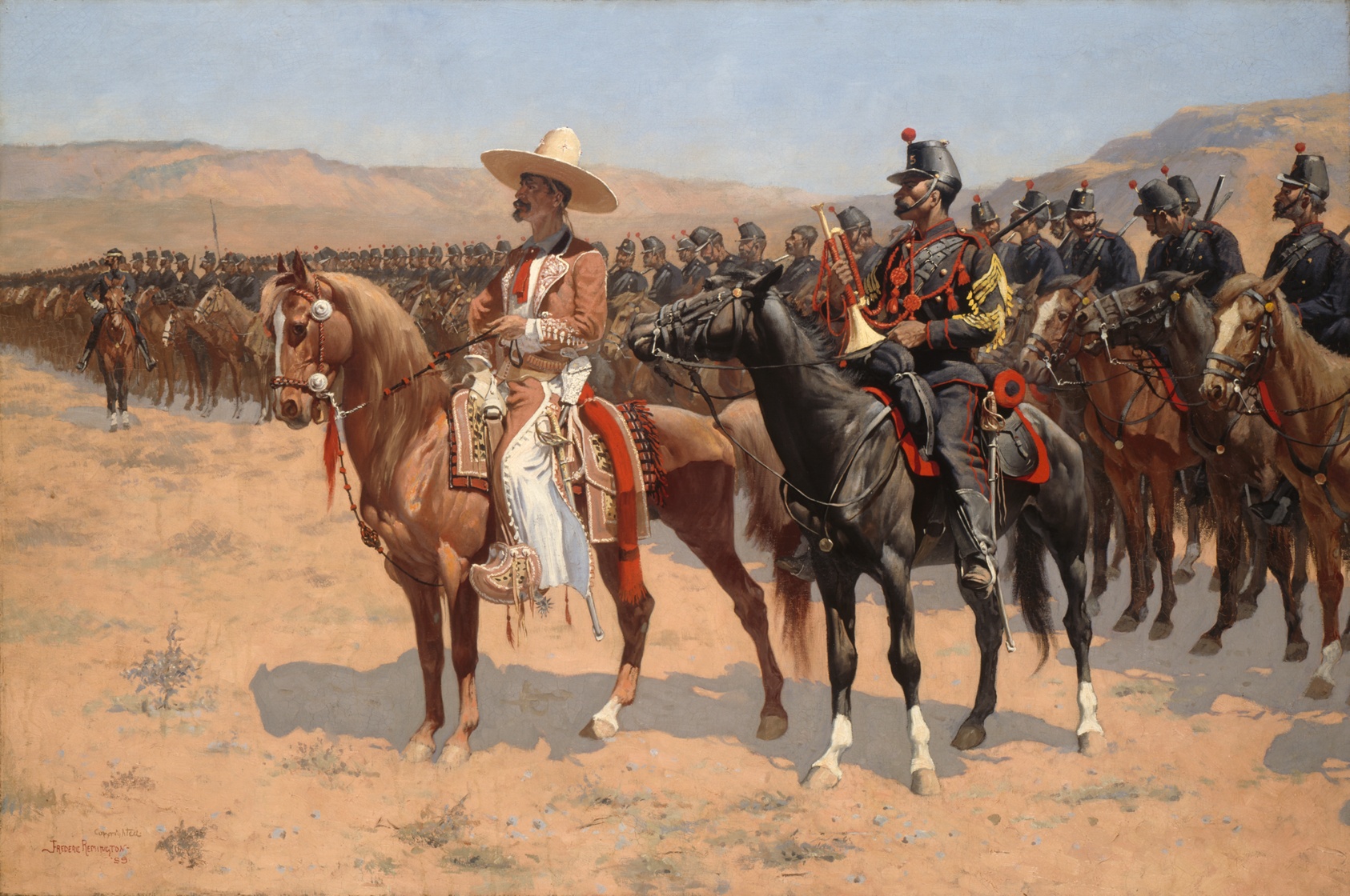 The Mexican Major by Frederic Remington