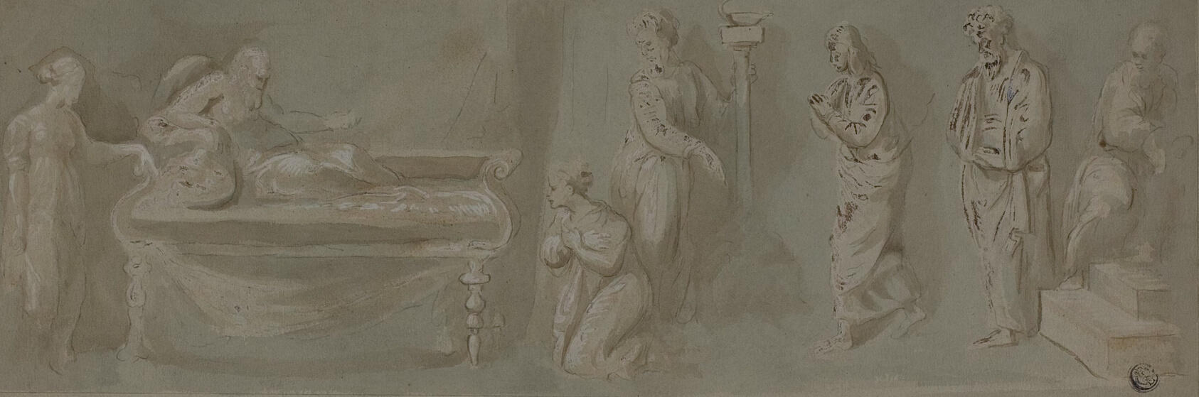 David Promises Bathsheba that Solomon Will Rule by Unknown artist
