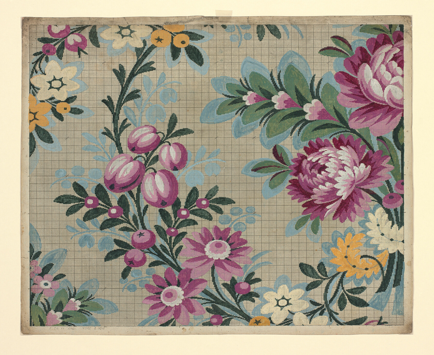 Mise-en-carte (Point-paper) by Veret