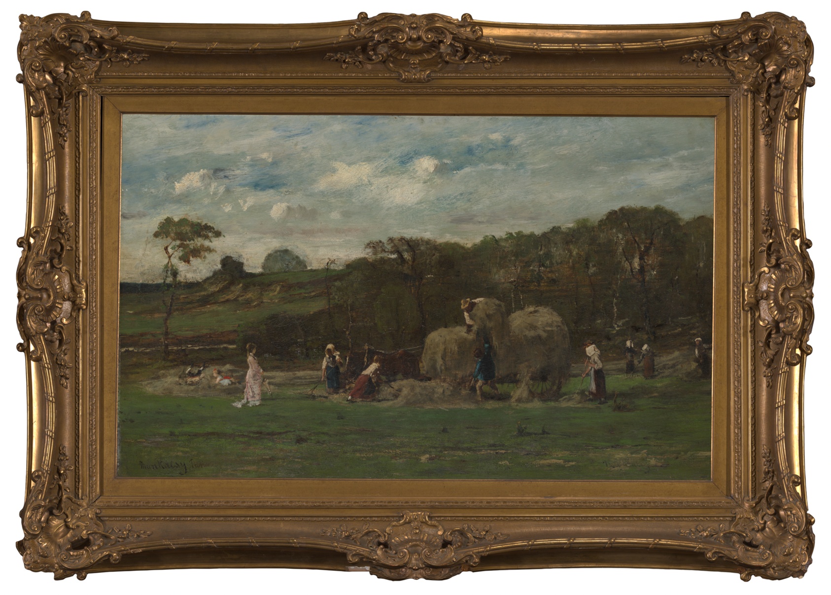 Loading Hay by Mihály Munkácsy