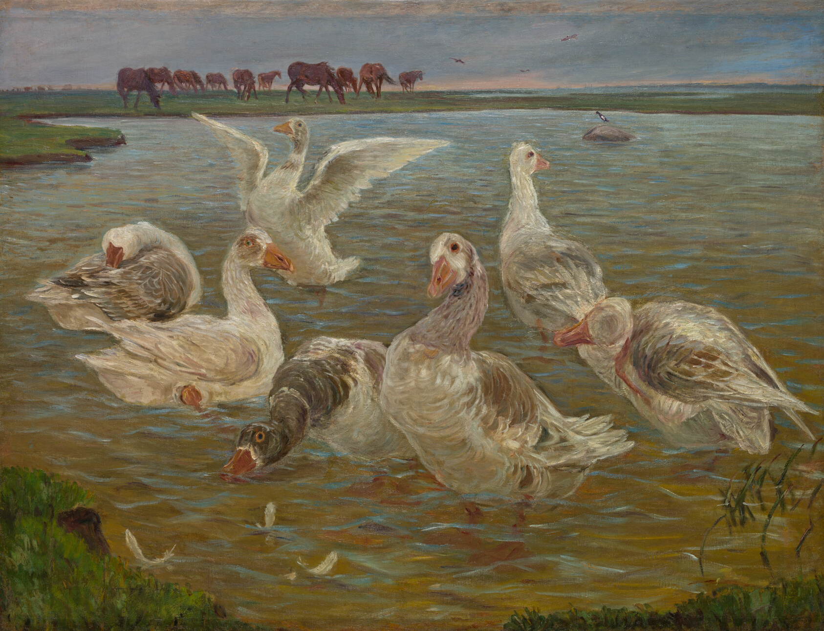 Les Oies by Theodor Esbern Philipsen