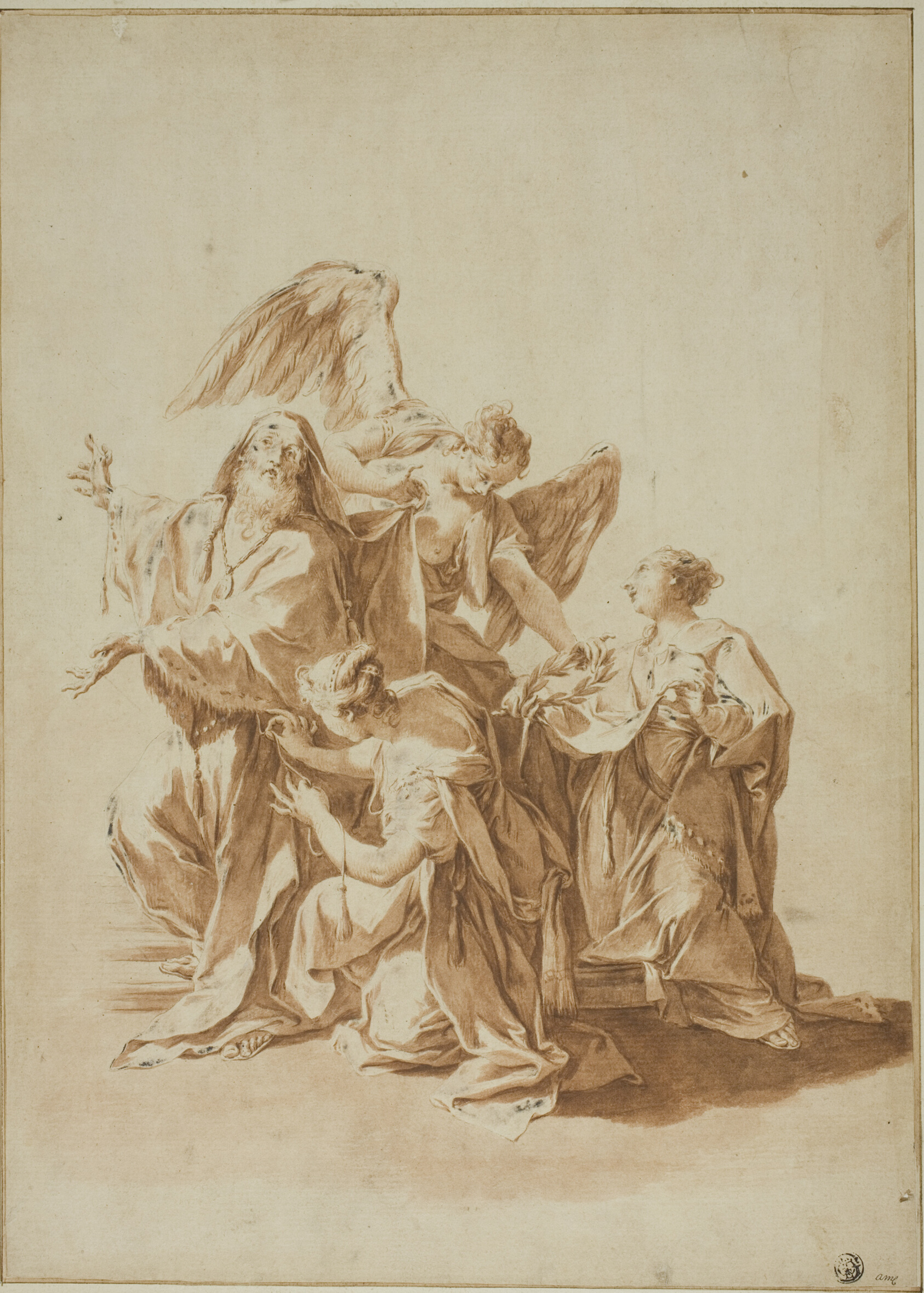 Epitaph of Charles Sackville by Giovanni Battista Pittoni, the younger