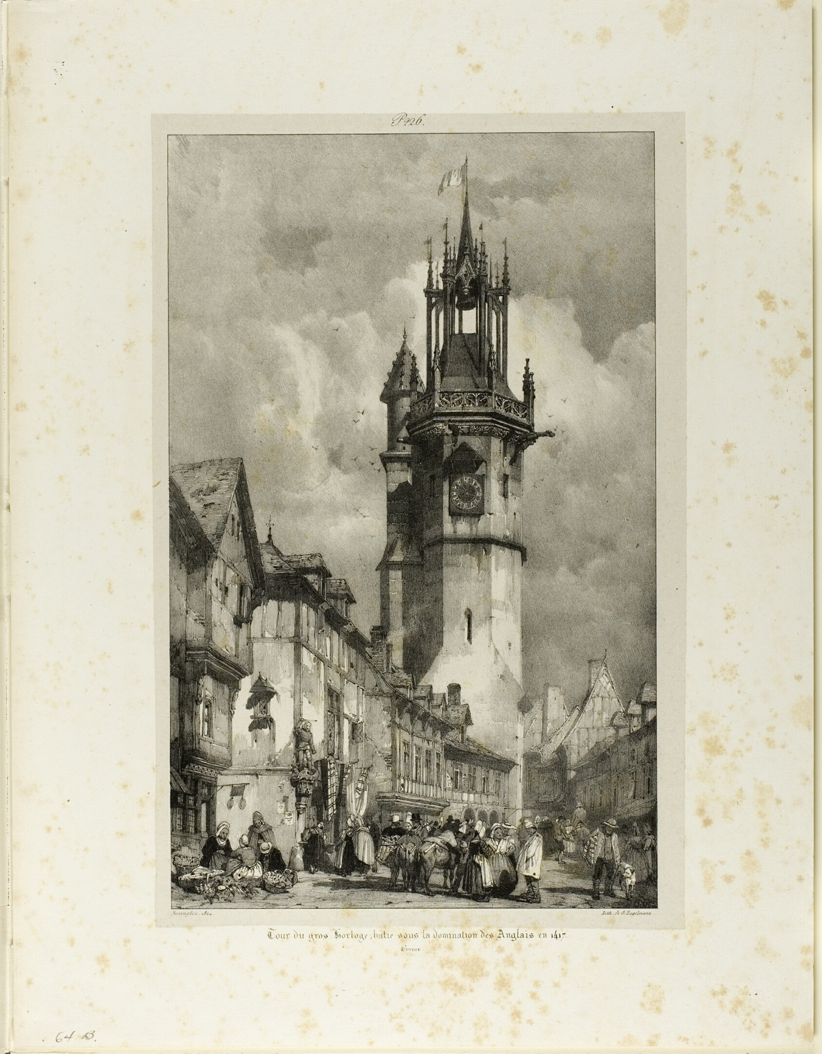 Tour du Gros Horloge by Richard Parkes Bonington