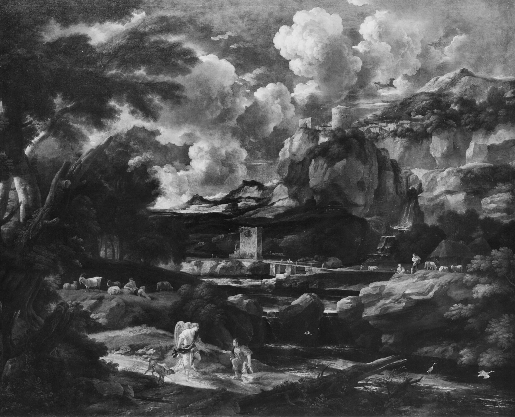 Tobias and the Angel by Pieter Mulier, II