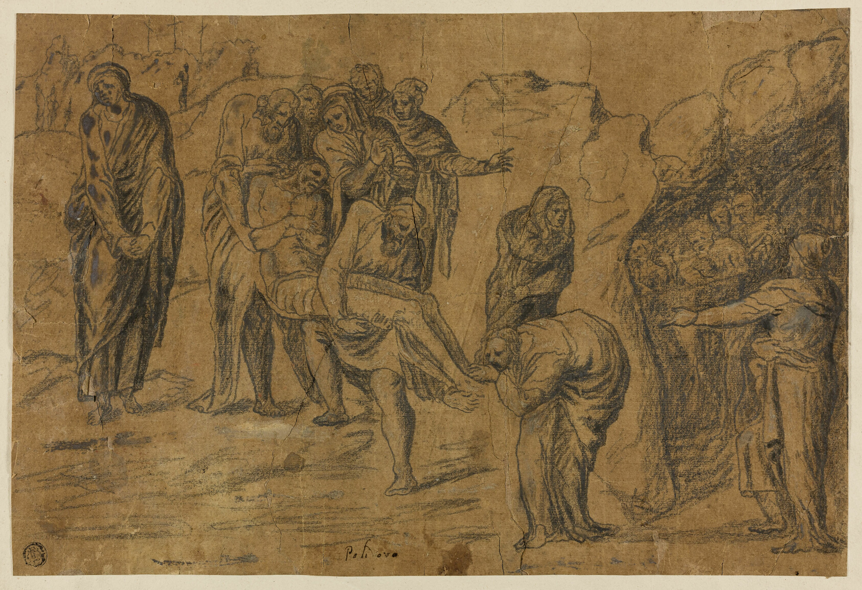 Entombment of Christ by Polidoro da Caravaggio