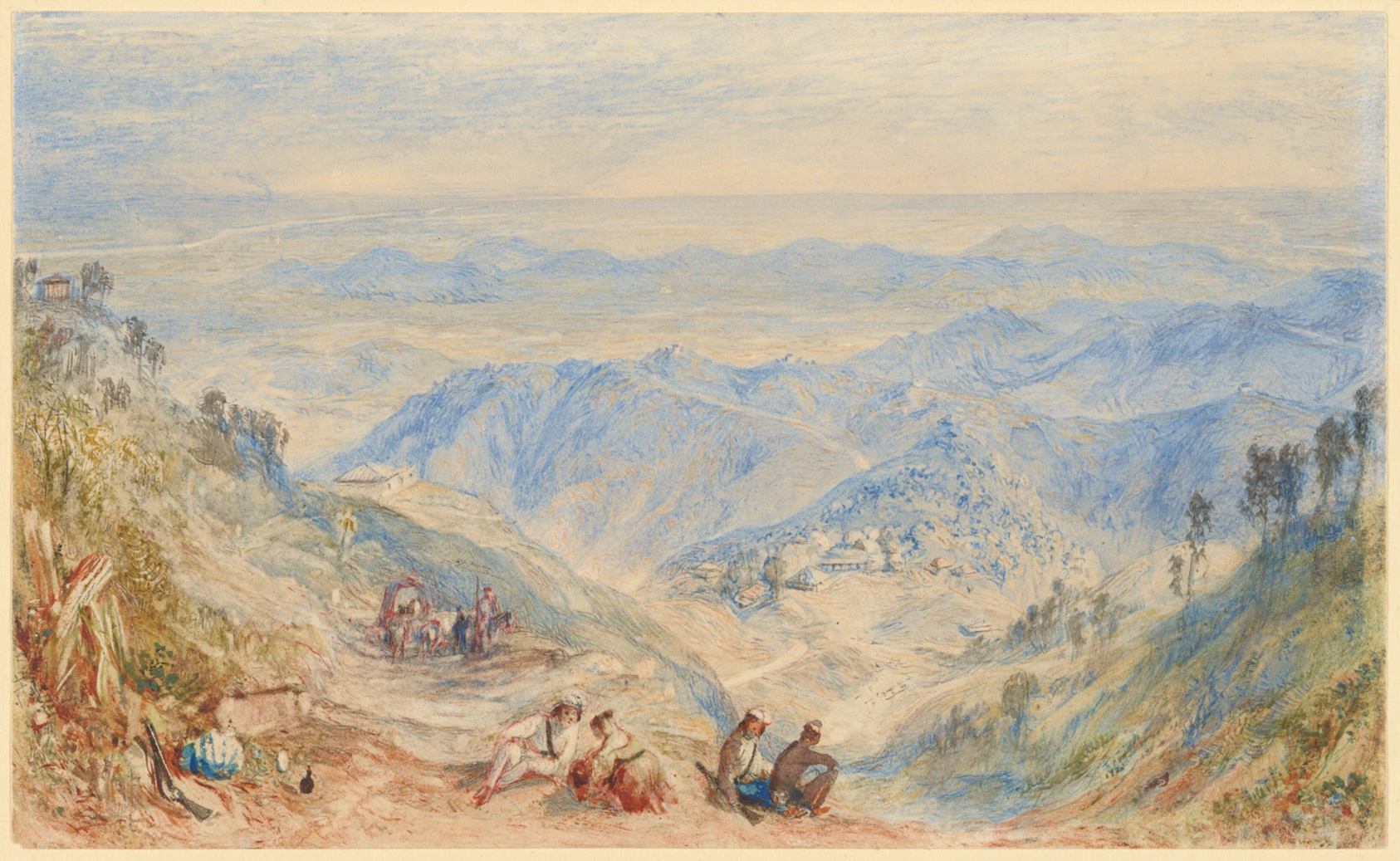 Mussooree and the Dhoon from Landour by Joseph Mallord William Turner