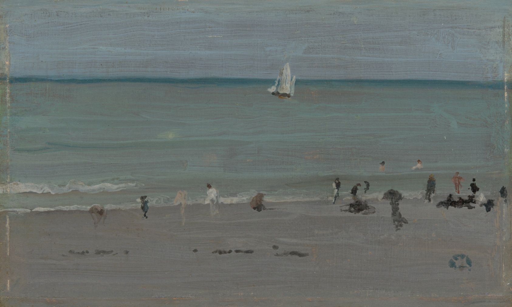 Coast Scene, Bathers by James McNeill Whistler