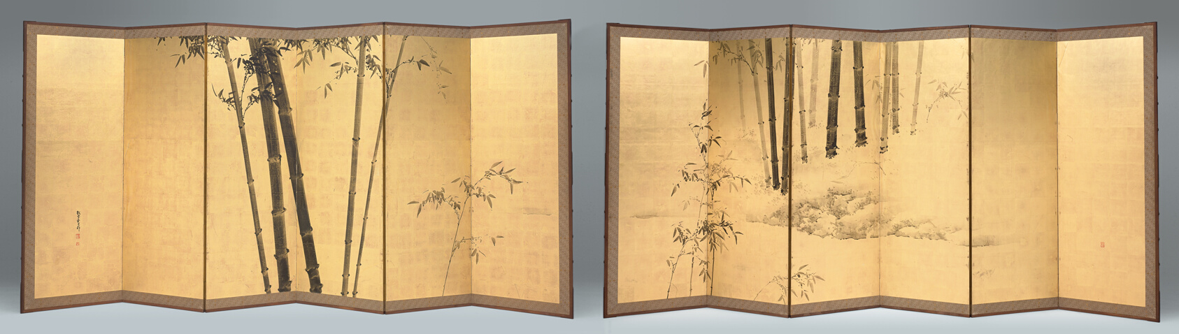 Bamboo by Kishi Ganku